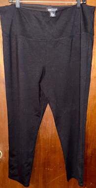 Jones New York JNY Black Plus Size 2X Pull-On Leggings